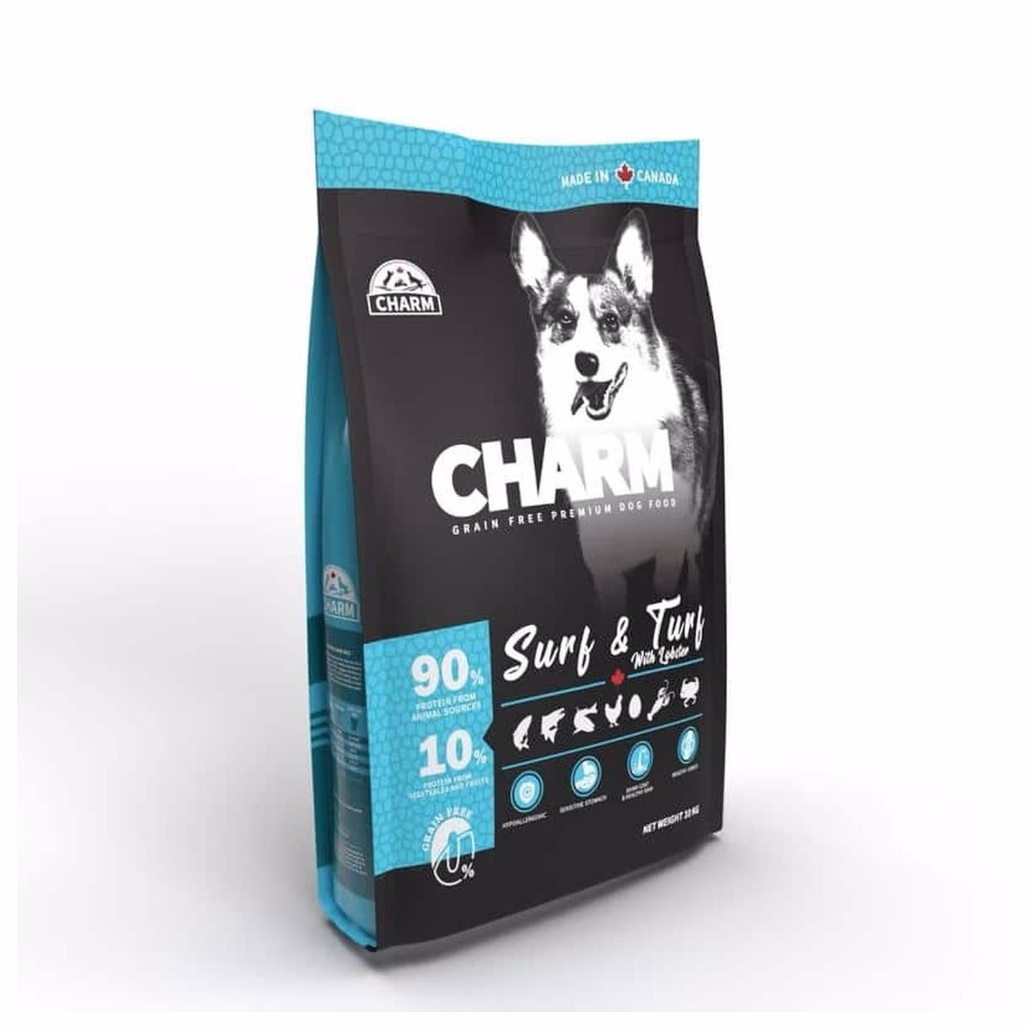 CHARM 狗乾糧 - 無穀物海陸龍蝦盛宴 10kg