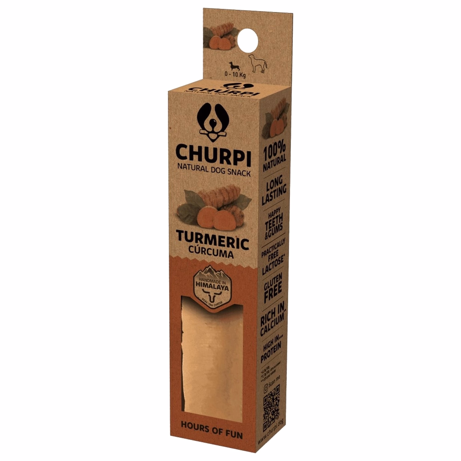 Churpi Dog Treat - Natural Himalayan Turmeric Cheese Dog Chew