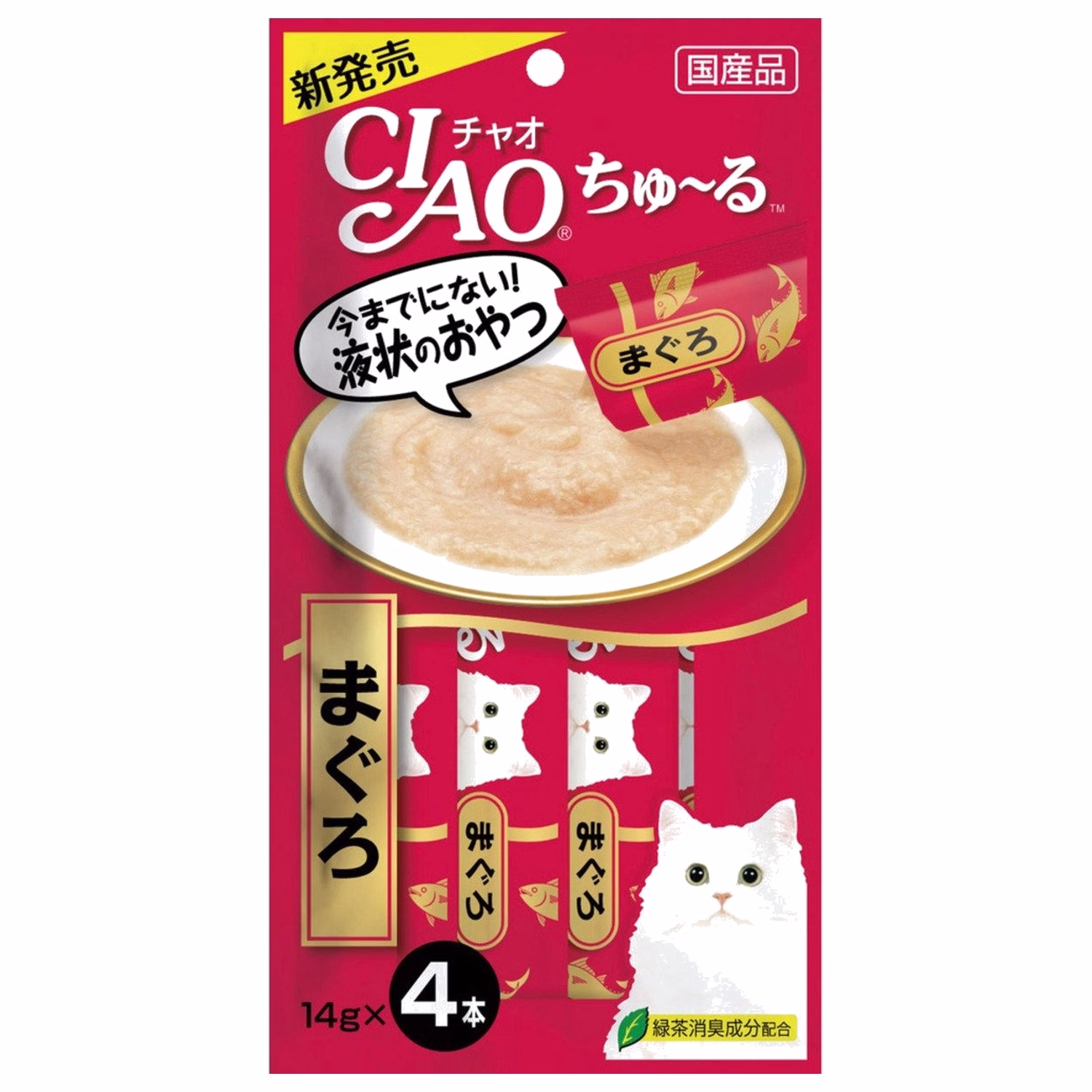 CIAO 日本貓小食(SC-71) - 吞拿魚醬 14g x4