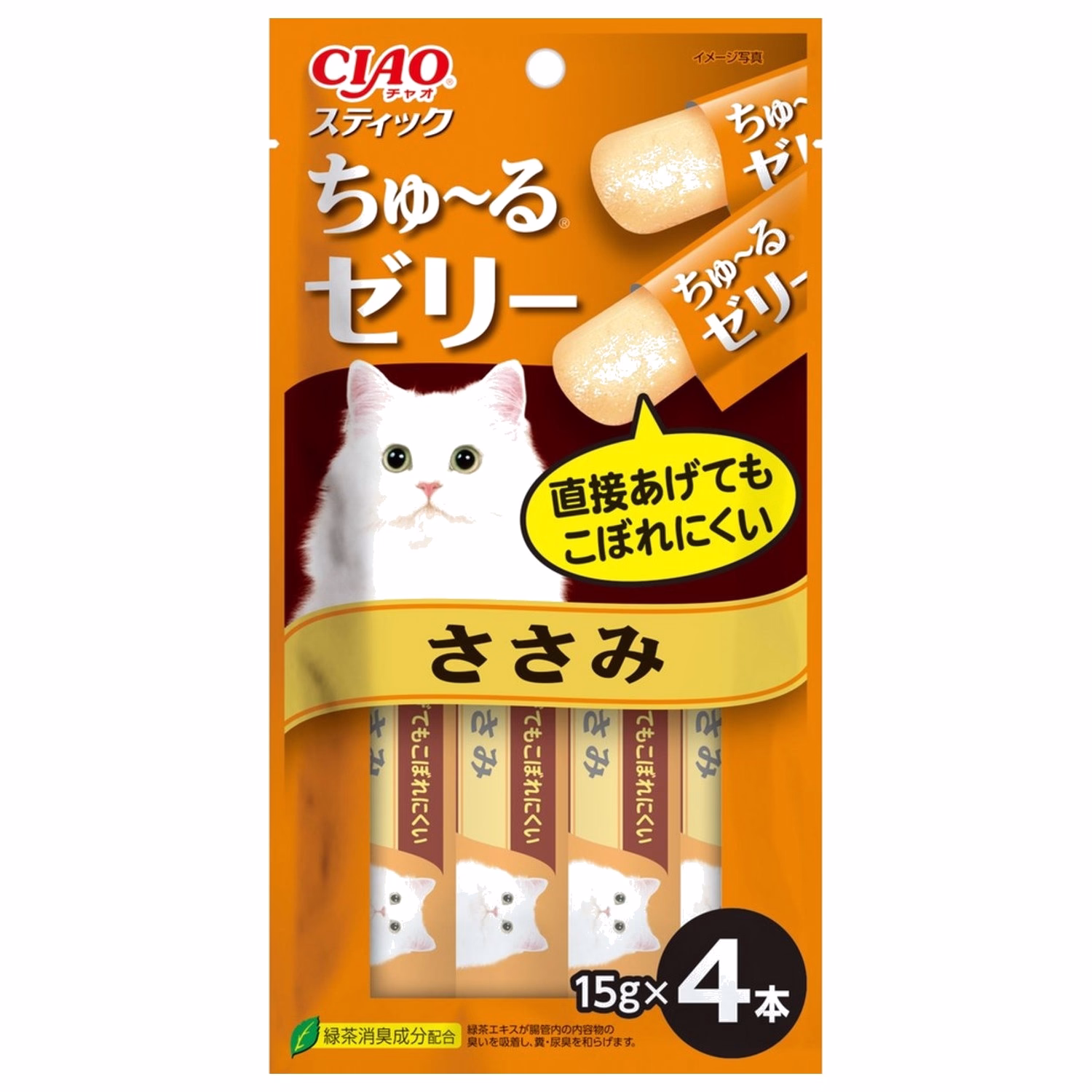CIAO 日本貓小食(TSC-123) - 果凍片 - 雞肉 (15g x4)