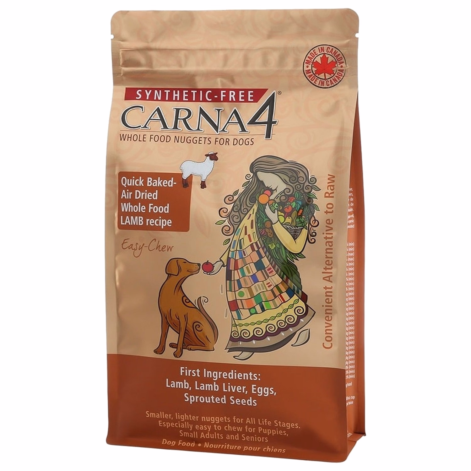 CARNA4 烘焙風乾狗糧 (小型犬) - 羊肉
