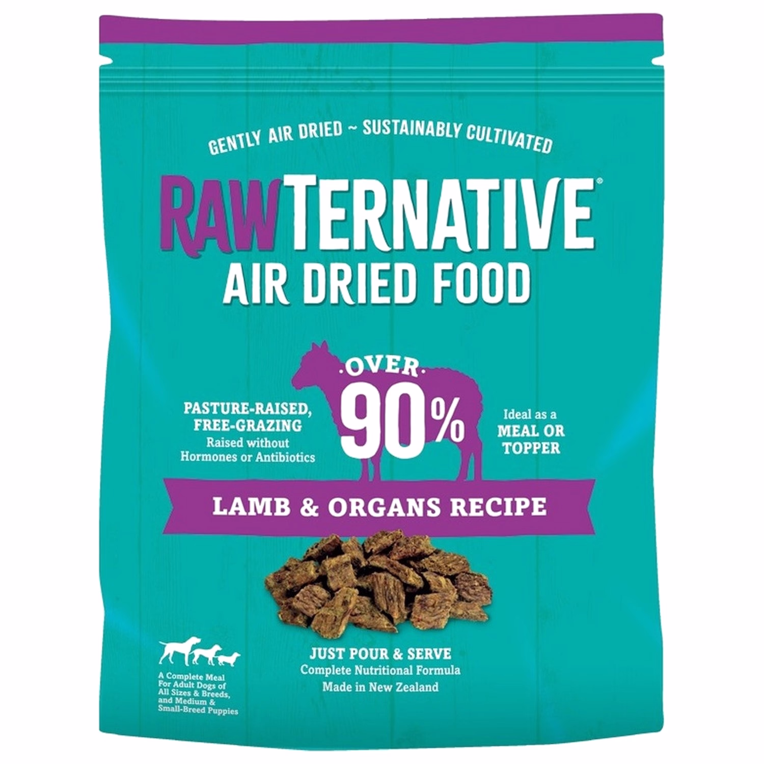 RawTernative Air Dried Dog Food - Lamb & Lamb Organs 5oz