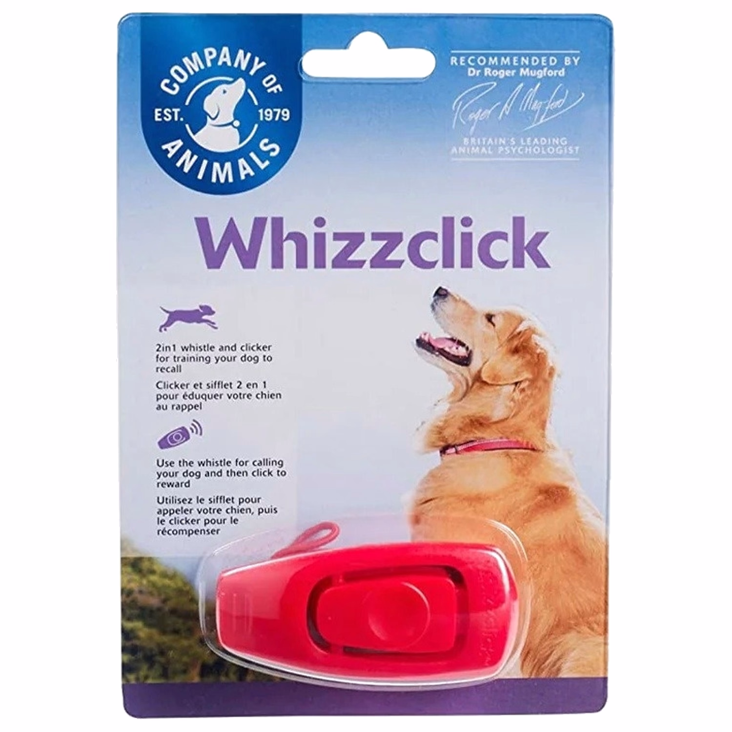 Company Of Animals CLIX Whizzclick - Red