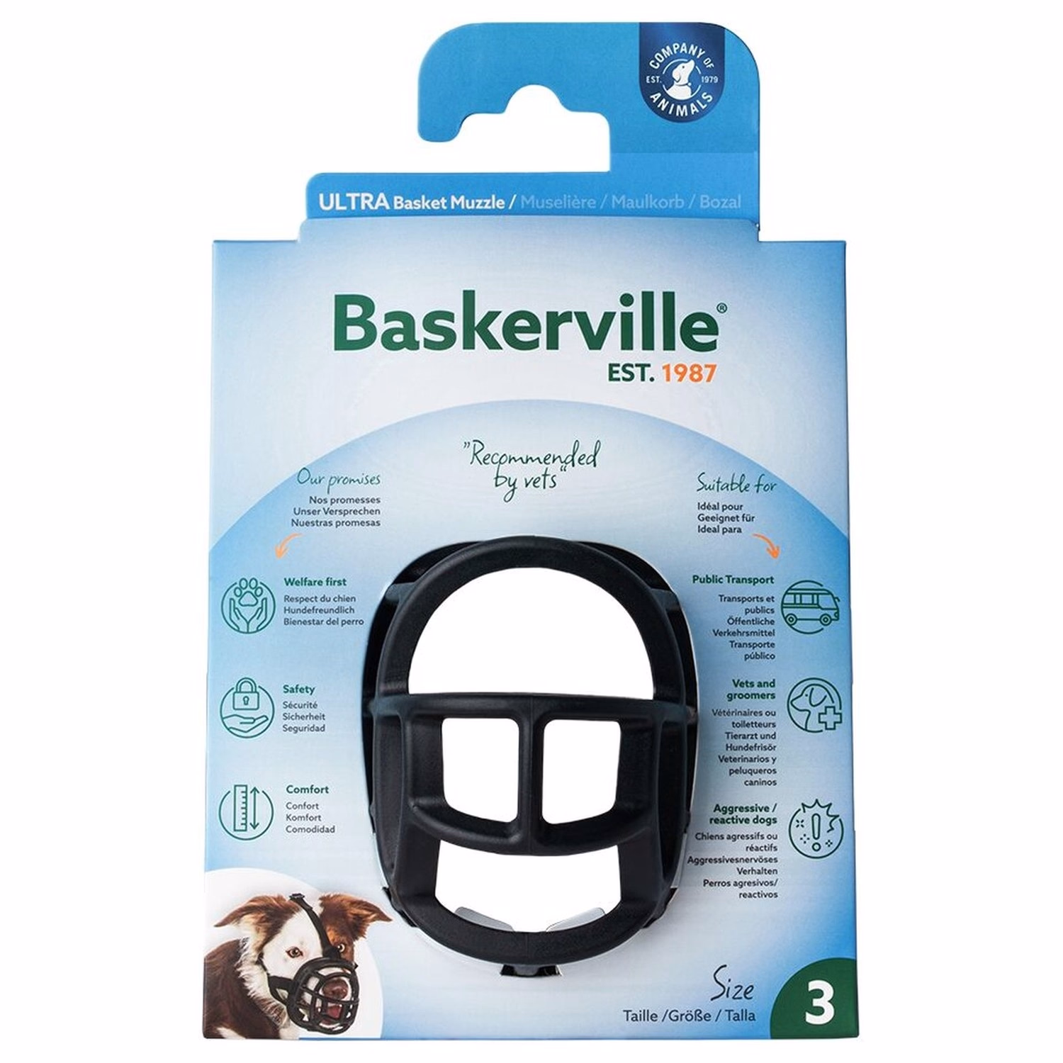 Company Of Animals Baskerville Ultra Muzzle