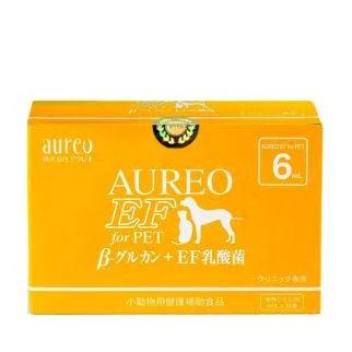Aureo日本黃金黑酵母β1,3-1,6 Glucan培養液+EF乳酸菌貓狗營養補充品 6ml x 30包裝