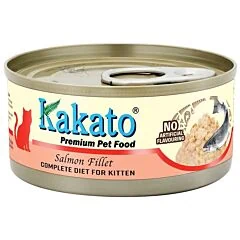 Kakato Kitten Can - Complete Diet Limited Ingredient - Salmon Fillet 70g