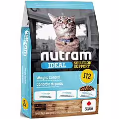 Nutram 加拿大紐頓貓乾糧 - I12 體重控制配方 5.4kg
