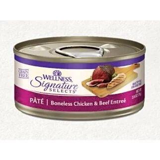 Wellness Cat Can - CORE Signature Selects - Boneless Chicken & Beef Entree Pate 2.8oz