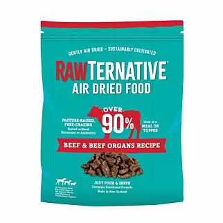 RawTernative Air Dried Dog Food - Beef & Beef Organs 5oz