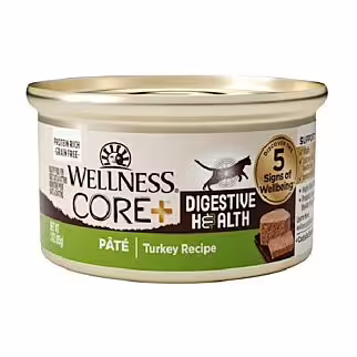 Wellness Cat Can - CORE+ Digestive Health - Turkey Pate 3oz