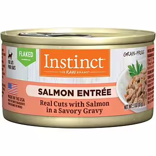Nature's Variety Instinct (本能) 主食貓罐頭 - 無穀物肉汁三文魚片 3oz