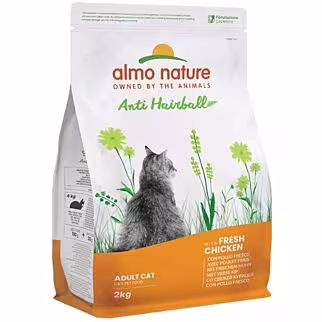 Almo Nature 貓乾糧 - 去毛球 - 雞肉配方 2kg