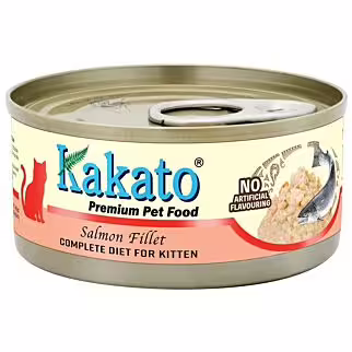 Kakato 卡格幼貓濕糧 - 全營養單一動物蛋白系列 - 三文魚 70g