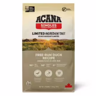 Acana 加拿大愛肯拿狗乾糧 - 單一動物蛋白系列 - 無穀物放養鴨 + 梨 2kg