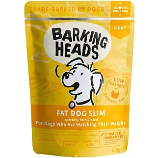 Barking Heads Grain Free Dog Pouch - Fat Dog Slim 300g