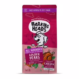 Barking Heads Senior Dog Food - Golden Years - Chicken 2kg