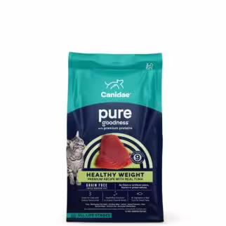 Canidae美國咖比貓乾糧 - 無榖物 - Pure體重控制(室內)配方 - 吞拿魚 10lb
