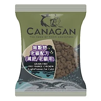 [試食裝] Canagan (原之選) 天然無穀物貓乾糧 - 走地雞配方 (減肥 / 老貓用)