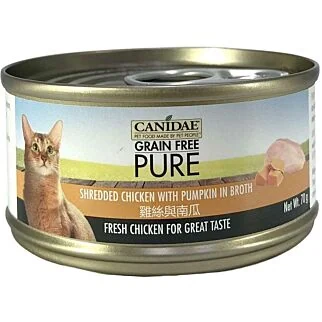Canidae 咖比貓罐頭 - 雞絲與南瓜 70g