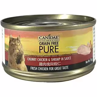 Canidae 咖比貓罐頭 - 雞肉塊與蝦仁 70g