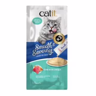 Catit Cat Treat - Smooth & Savory - Tuna with Chicken 15gx4