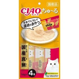 CIAO 日本貓小食(SC-177) - 吞拿魚+國產真鯛醬 (14g x4)