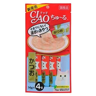 CIAO Cat Treat (SC-72) - Churu Bonito puree 14gx4