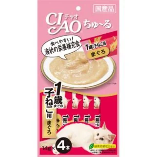 CIAO 日本幼貓小食(SC-80) - 吞拿魚醬 14g x4