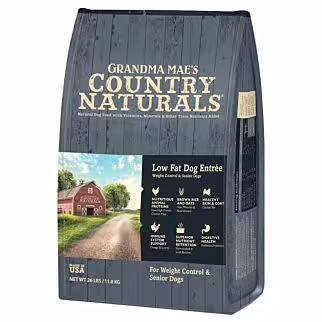 Country Naturals Dog Food - Senior & Low Fat with Meat & Brown Rice 4lb