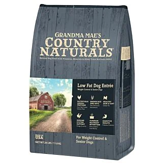 Country Naturals Dog Food - Senior & Low Fat with Meat & Brown Rice 4lb