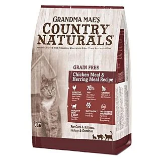 Country Naturals 美國貓乾糧 - 無穀物 低敏感配方 - 雞肉鯡魚 12lb