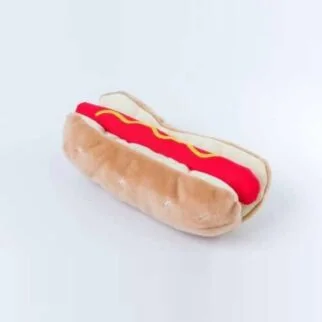 Doggie Goodie 狗狗毛絨發聲玩具 - 熱狗