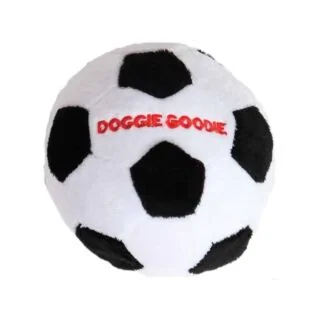 Doggie Goodie 狗狗毛絨發聲玩具 - 足球