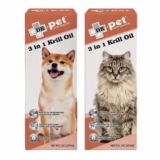 DR.pet 3合1深海磷蝦油Omega補充劑 (適合貓狗) 237ml
