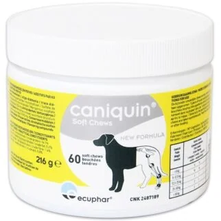 Ecuphar比利時科盾護理 - Caniquin關節肉粒小食 (狗用) 60粒