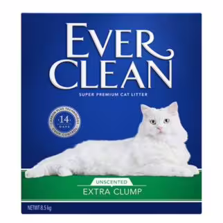 Ever Clean Cat Litter - Extra Strength Unscented Clumping Clay 8.5kg