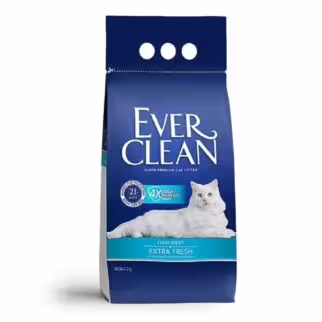 Ever Clean Cat Litter - (Fresh Scent) EverFresh with Activated Charcoal Clumping Clay 4.2kg