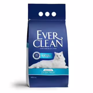 Ever Clean Cat Litter - Unscented EverFresh with Activated Charcoal Clumping Clay 4.2kg
