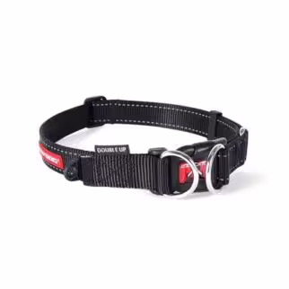 EZYDOG - Double Up Dog Collar - Black L