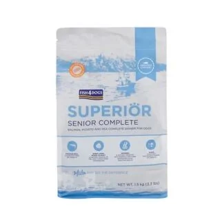 Fish4Dogs Superior Grain Free Weight Control & Senior Dog Food - Small Bite - Salmon