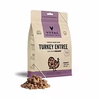 Vital Essentials 美國貓糧 - 凍乾脫水(迷你粒) - 火雞肉 12oz