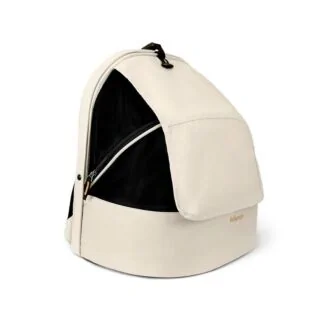 IBIYAYA Panorama Zipper-Free Small Pet Travel Carrier - Buttermilk