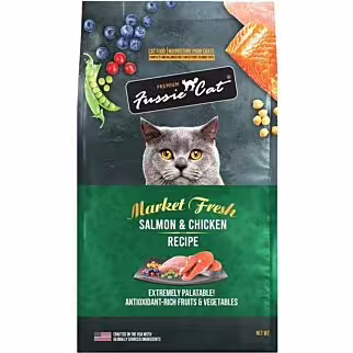 Fussie Cat Food - Market Fresh Grain Free - Salmon & Chicken 10lb