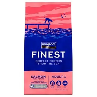 Fish4Dogs Finest Dog Food - Large Bites - Salmon