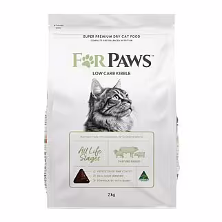 For Paws Cat Food - Pasture Raised Low Carb - Beef & Pork & Lamb 2kg