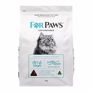 For Paws 澳洲賦寶貓乾糧 - 低碳海洋配方 - 三文魚+吞拿魚+鯖魚+沙甸魚 2kg