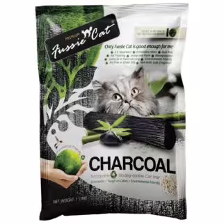 Fussie Cat Litter - Paper Charcoal 7L