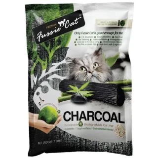 Fussie Cat Litter - Paper Charcoal 7L