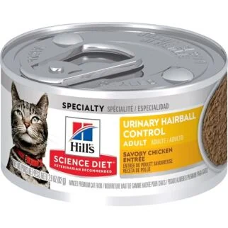 Hills Cat Canned Food - Science Diet Urinary & Hairball Control 2.9oz