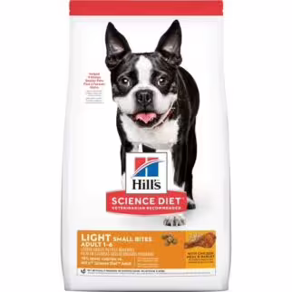 Hills Science Diet Dog Food - Light Small Bites Adult 15lb | 6.8kg
